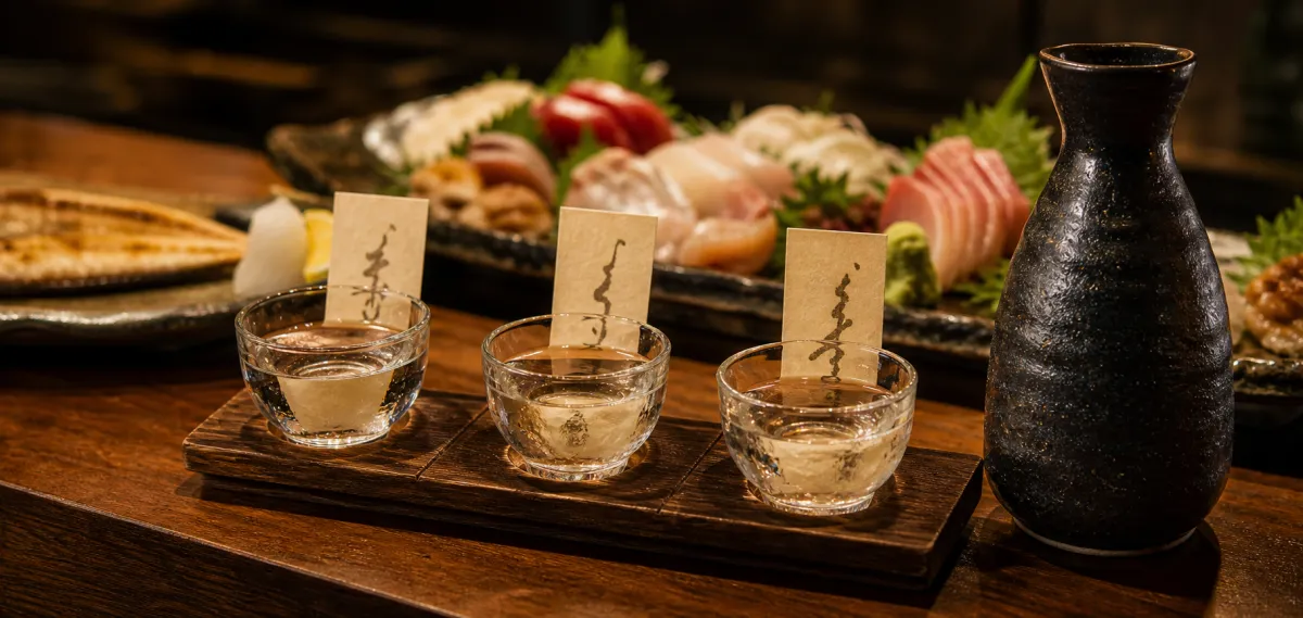 地酒三種飲み比べ